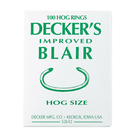 DECKERS Hog Ring Blair #3 Bx100 6